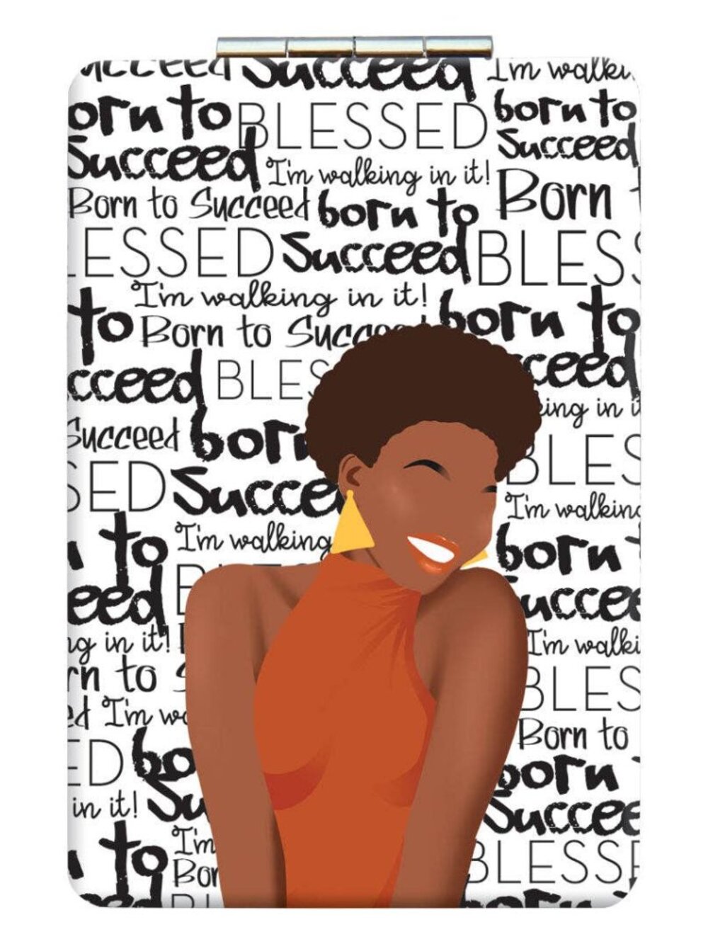 Statement Compact Mirror | Born To Succeed